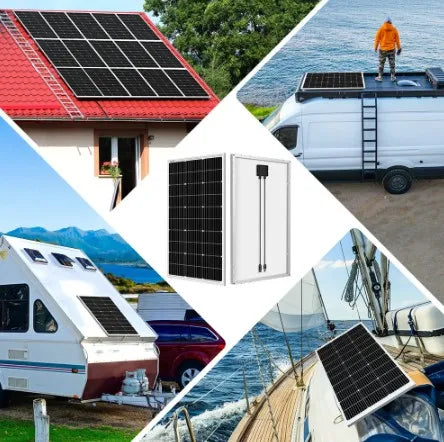 US Stock Free Shipping Dokio Brand Solar Panel 100W Monocrystalline Silicon 18V Celulas Solares Silicio for Battery Charger PRIME RJ SOLAR PH