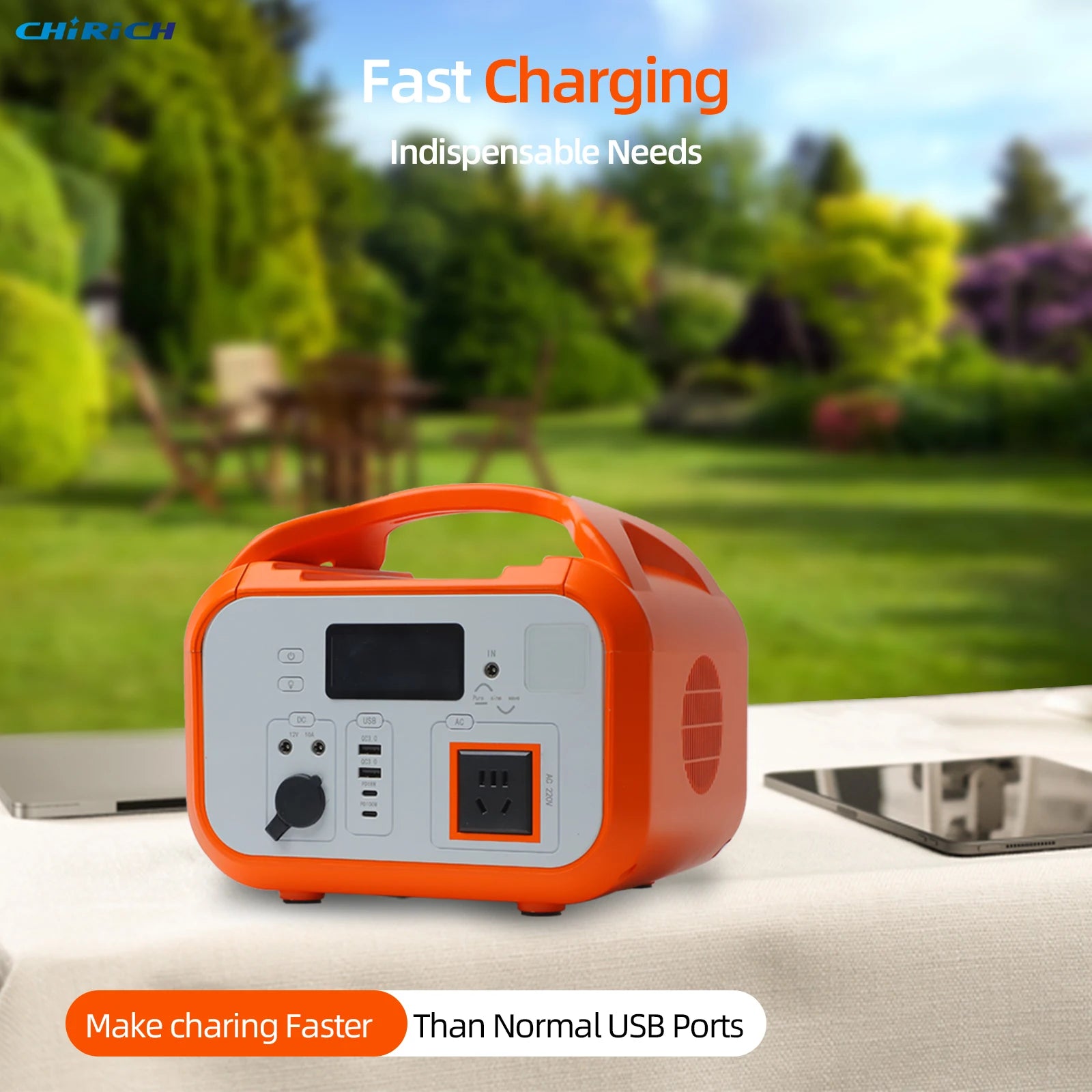 600W 800W Outdoor Powerstation Tragbare Kraftwerk Lifepo4 Portable Solar Generator 110V Power Station Energy Storage Battery PRIME RJ SOLAR PH