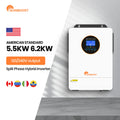 Sunboost US Local Stock 6.2KW RVs Split Phase Inverter 5.5Kw 48V Power Inverter 110V 120V for Energy Storage Integrated Machine