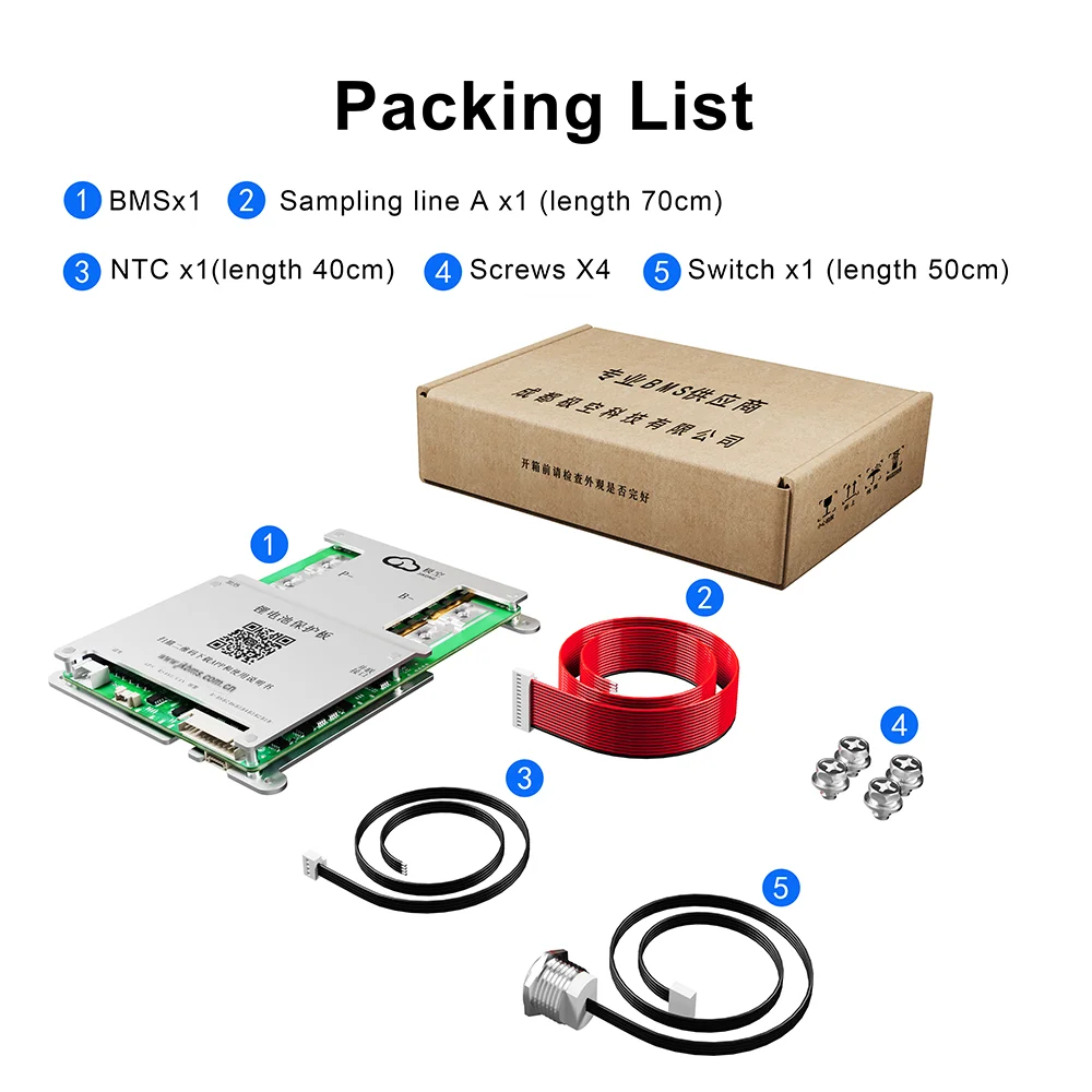 JK BMS 4S-8S BMS 8S 24V Lifepo4 200A Smart Active BMS for Lifepo4/Li-ion/LTO JK BMS 200A