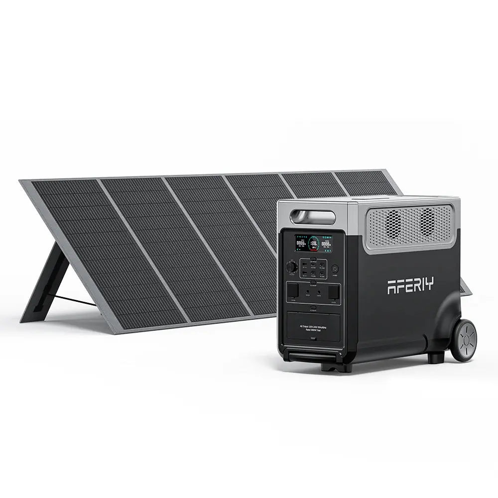 Aferiy Brand EU UK in Stock Power Station Lifepo4 Battery with 400w Solar Panel Portable Power Supply Portable Backup PRIME RJ SOLAR PH