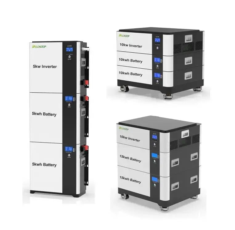 EU Stock Battery Wall Mounted BYD 48V 100Ah 5Kwh 10Kwh 15Kwh Battery Pack All in One Inverter and Battery for Solar Panel System PRIME RJ SOLAR PH