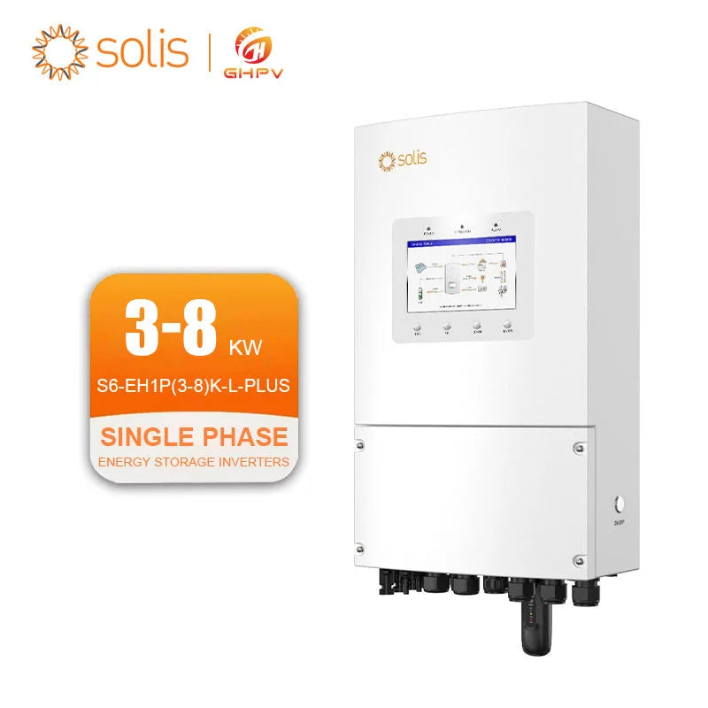 Solis S6-EH1P(3-8)K-L-Plus 3-8kW Single Phase Hybrid Inverter for Solar Retrofit