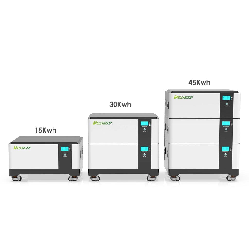 Delongtop BYD 5Kwh 10Kwh 15Kwh Stackable Home Energy System 51.2V 100Ah 200Ah 300Ah 314Ah Solar Lithium Battery Pack 48V LiFePO4 Battery