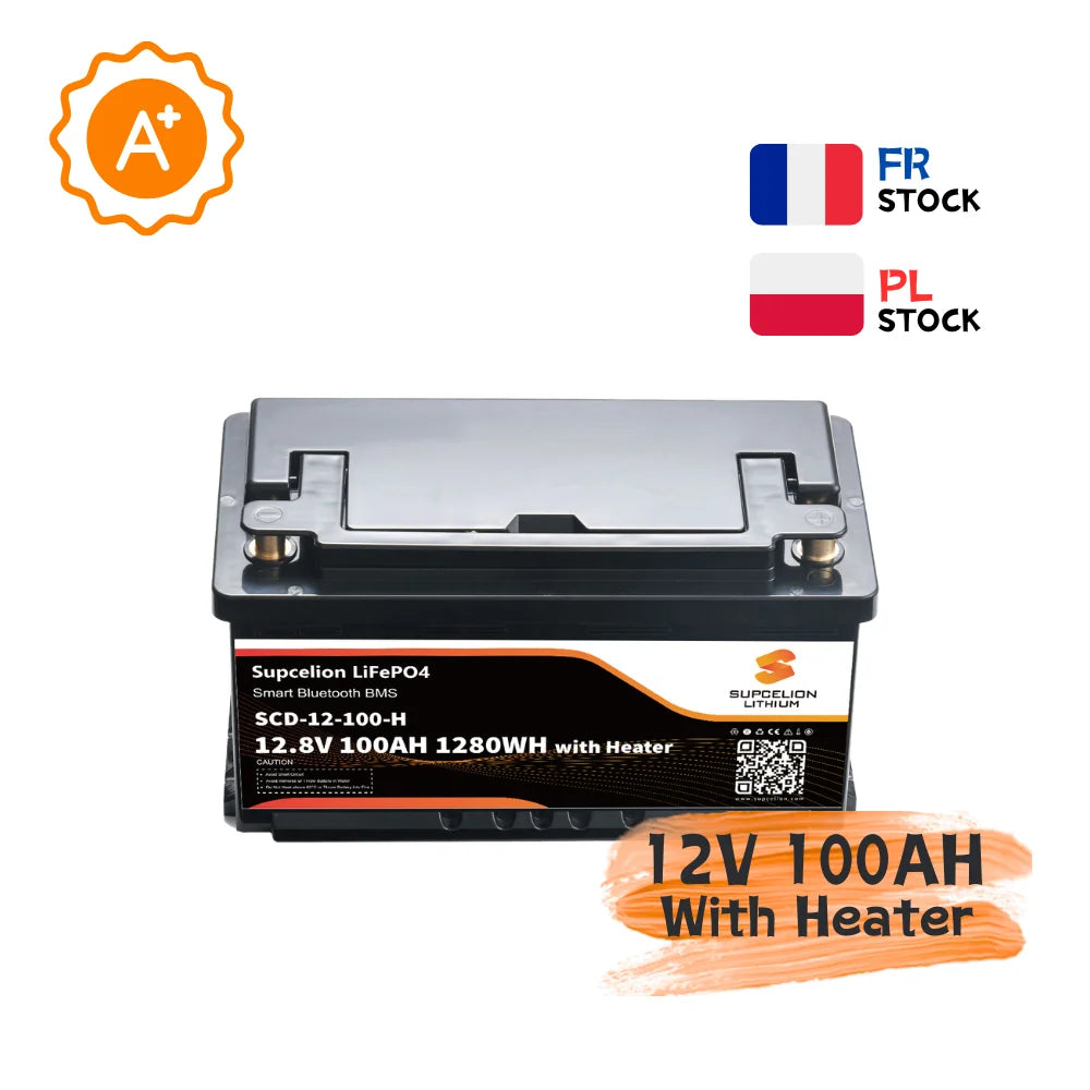 12V100AH PRO LiFePO4 4000-Cycle Li-ion Battery From Jiangxi Shipped Directly to EU Countries with Bluetooth and BM Protection