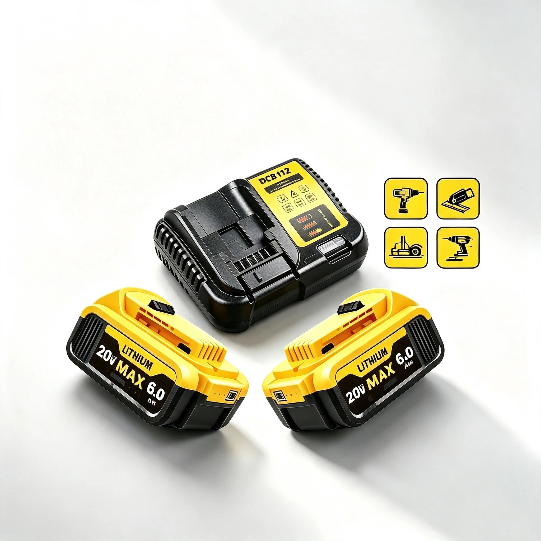 Lithium Ion Battery 18650 20V 3.0Ah  DCB201 Rechargeable Battery Pack for Power Tools Electric Cordless Drill Li-ion Cell