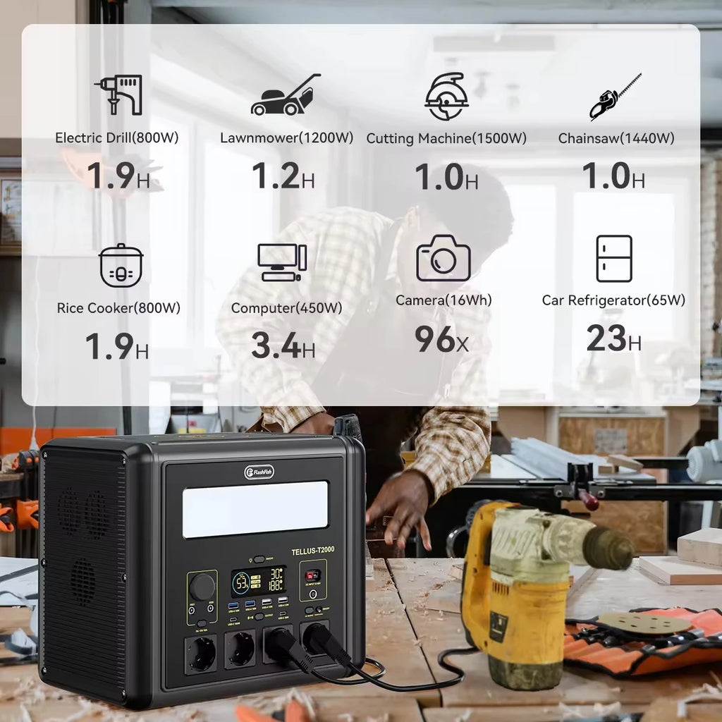 300w 600w 1000w 1200w 2000w UPS Generator Solar Lifepo4 Lithium Battery Portable Power Supply Station With Solar Panels PRIME RJ SOLAR PH