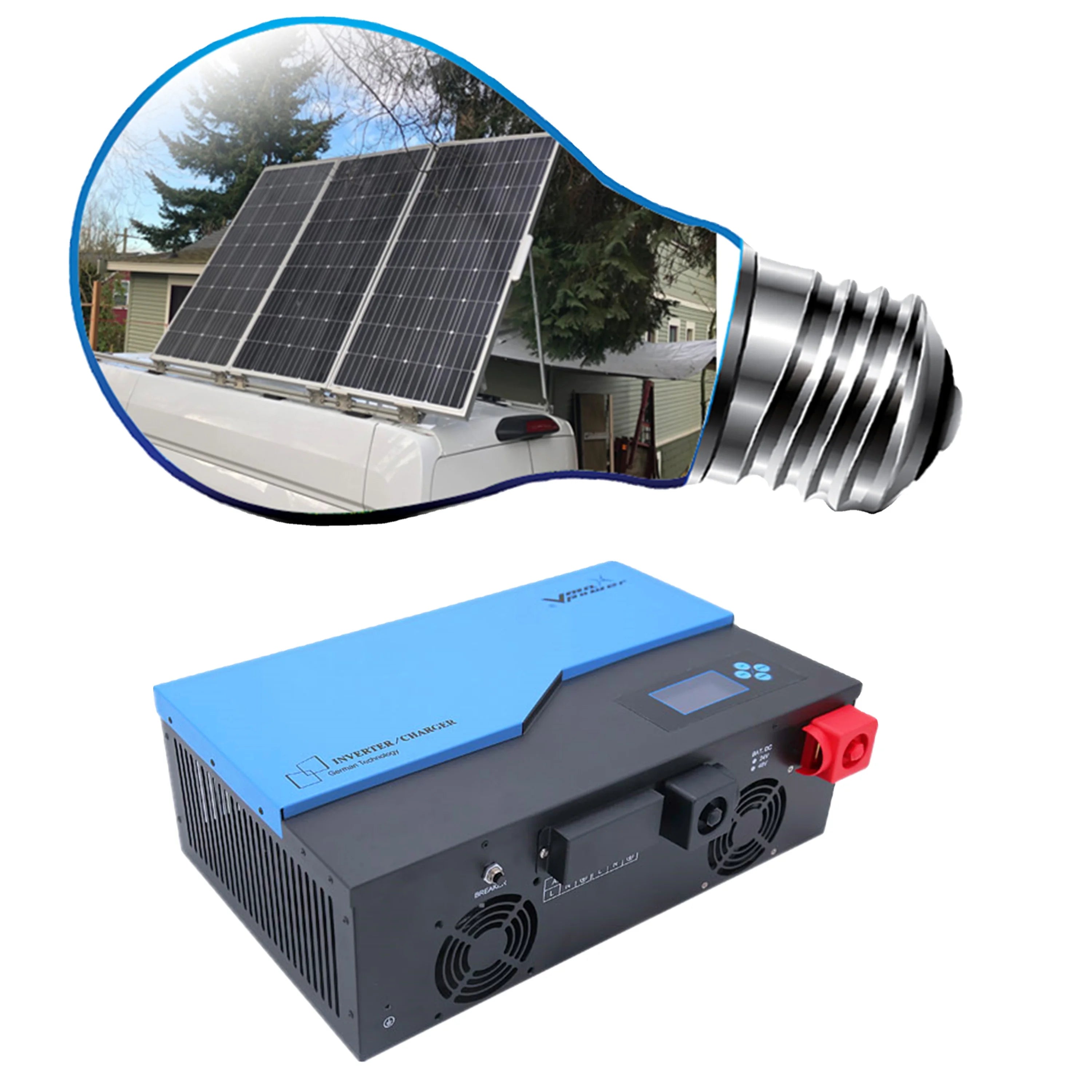 Vmaxpower 8kw Off Grid Photovoltaic Panel Home Solar Power Kit 8000 Watts Solar Energy System Solar ESS