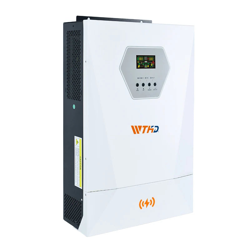 WTHD 3KW AC Solar Inverter Pure Sine Wave 100A 500VDC off Grid 24V MPPT Hybrid Single >94% Efficiency 4200W Max PV Input PRIME RJ SOLAR PH