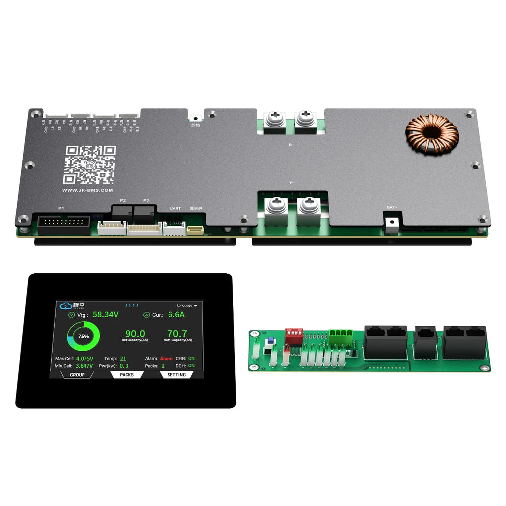 JIKONG JKBMS V19 4.3 Inch LCD Touch Screen Display BMS PCBA Accessories 200A BMS Product