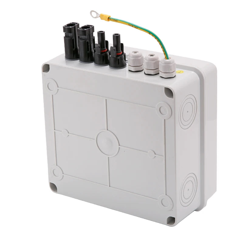 XIONGISOLAR Outdoor Waterproof IP65 DC Combiner Box for Solar Panel 2 Strings 2 1 600V 63A Circuit Breaker Surge Lightning PRIME RJ SOLAR PH