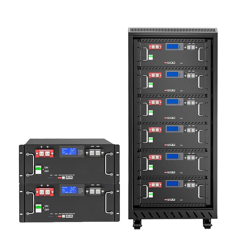 51.2V 100Ah Lithium Iron Phosphate Battery BMS 5kW 5kWh 10kWh 15kWh Server Rack LiFePO4 Solar Home Energy Storage Battery PRIME RJ SOLAR PH