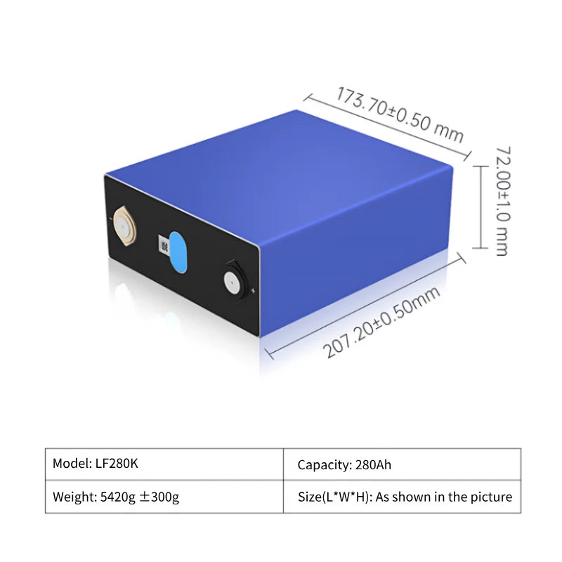 Gotion 280Ah Lithium Ion Battery Pack for Home Appliances Energy Storage Equipment with 5000 Cycle Life -20 60C Operating Temp