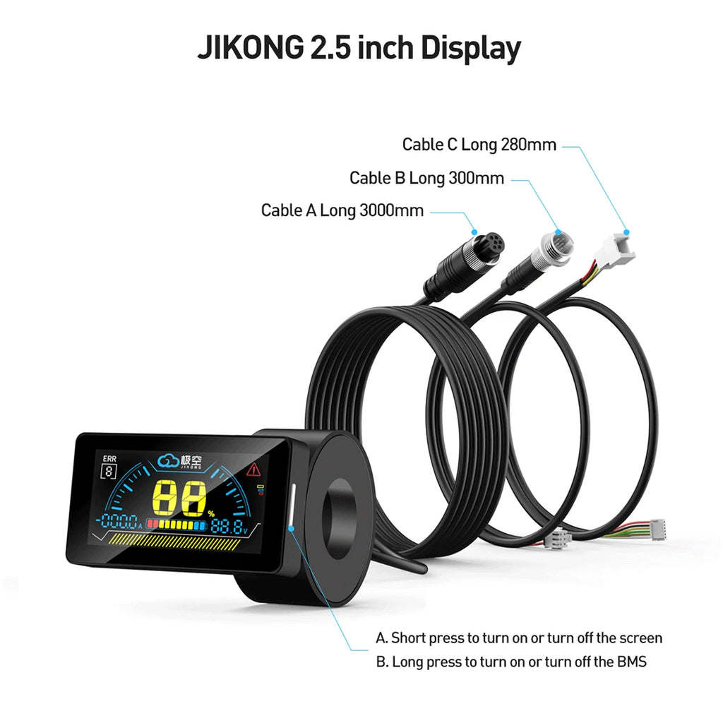 JK 4.3 LCD Display Energy Storage BMS V19 Android 11.0 Touch Screen PCBA Accessories with Inverter and Power Switch