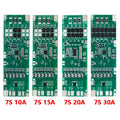 JIAQISHENG JQS BMS 7S 24V 10A 15A 20A 30A Li-ion 18650 Battery Charge Board Balance Function Short Circuit / Temperature