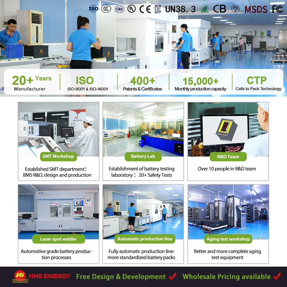 US Stock 72V 76.8V 105Ah Lithium Golf Cart Battery 200Amp BMS 6000+ Cycles Max Output 18.4KW Charger 15A ,LCD & Mobile APP
