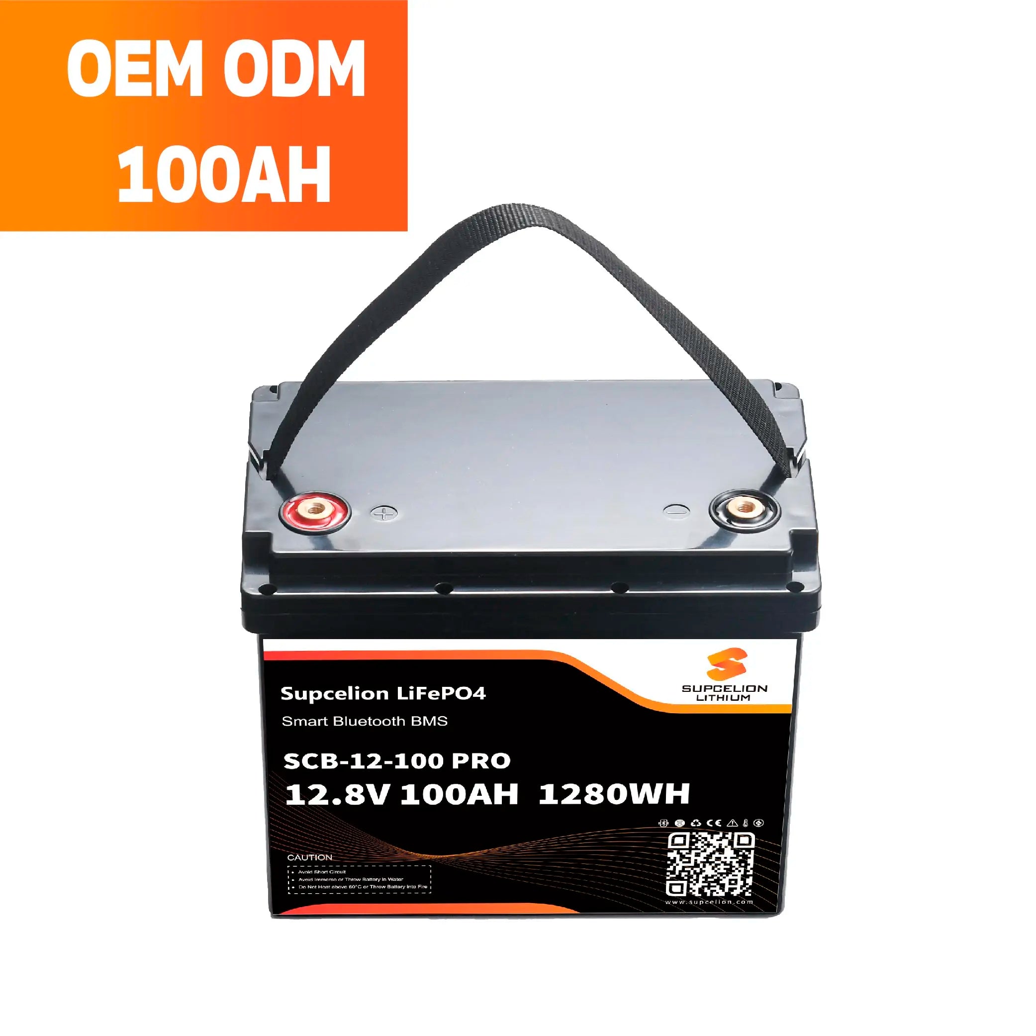 12V100AH PRO LiFePO4 4000-Cycle Li-ion Battery From Jiangxi Shipped Directly to EU Countries with Bluetooth and BM Protection