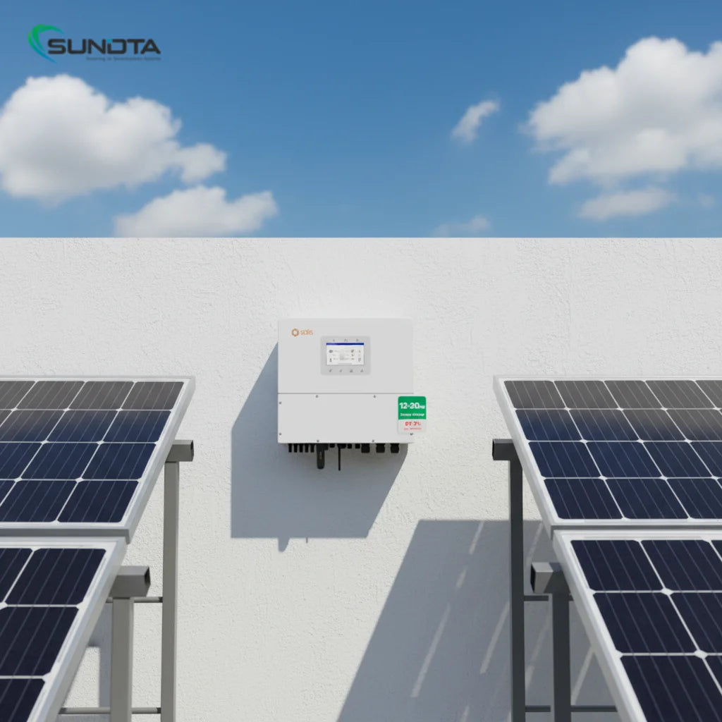 Solis 3-8kW Hybrid Inverter Parallel Support up to 48kW Solar Energy Storage Inverter for Home