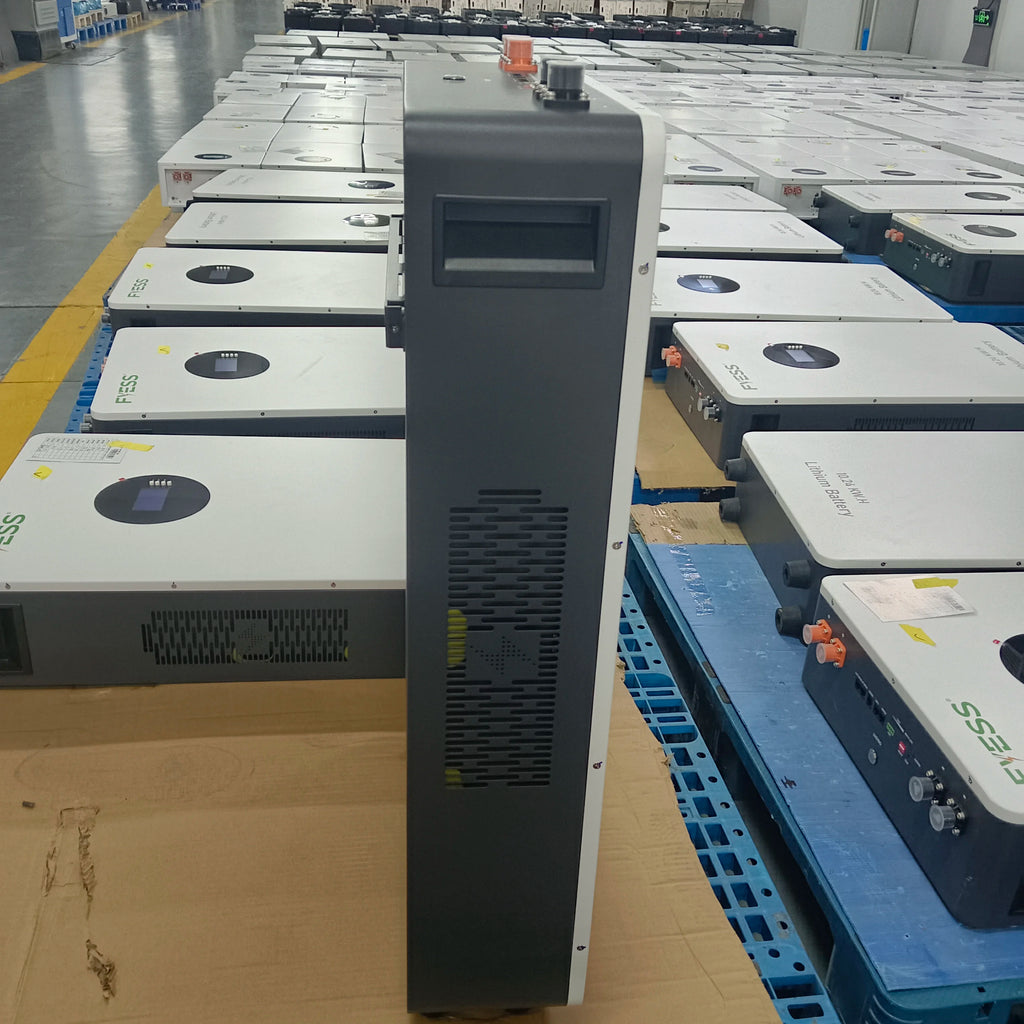 51.2V LiFePO4 Hybrid Grid Home Solar Battery 10kWh 200Ah CAN Communication Wall-Mounted All-In-One with Built-in BMS Protection