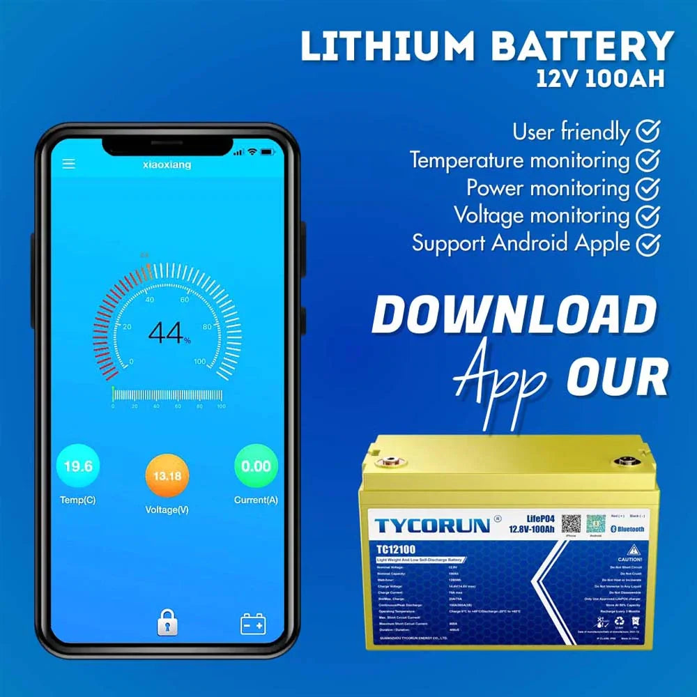 Tycorun Super Capacitor 12v Lifepo4 Battery 50ah for Electric Car/drone/motor Battery Motorcycle