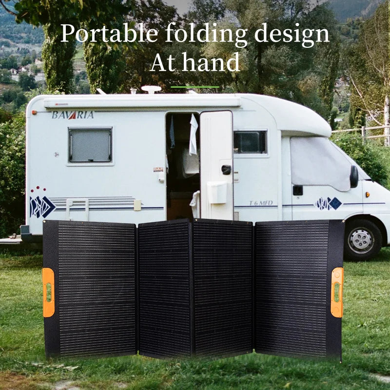 Power New Trending 420W  100W 200W 300W Foldable Mono Solar Panel for Power Station Outdoor Comping Travel