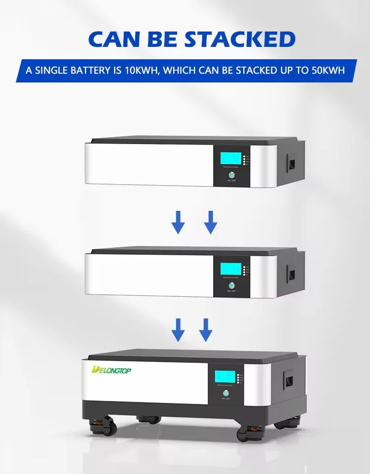 Solar Energy Storage BYD 48V 51.2V 200Ah 10KWH 20KWH 30KWH 40KW 50KWH Lithium Battery Storage Lifepo4 Home Energy Storage System PRIME RJ SOLAR PH