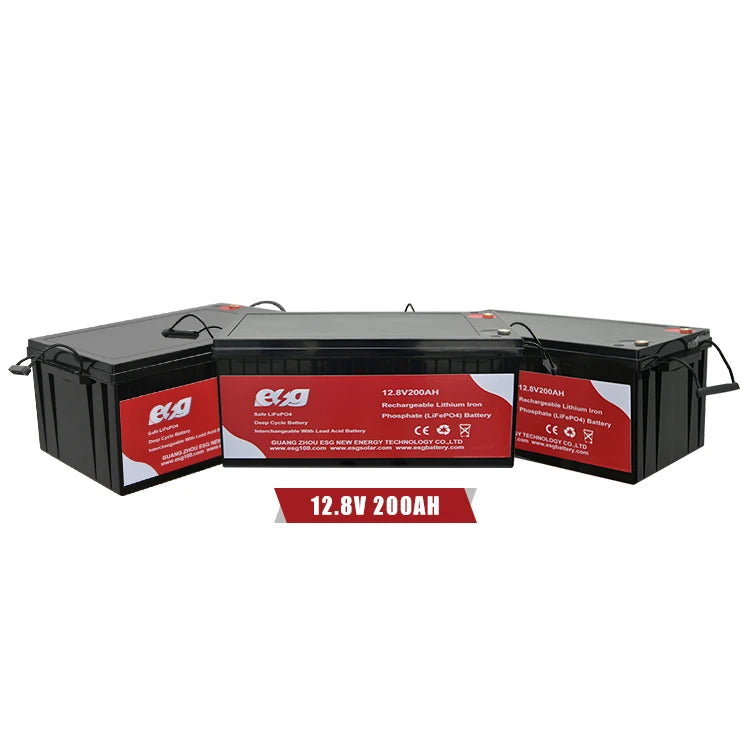ESG 12V/24V LiFePO4 Battery 100-200Ah in ABS Case with Smart BMS for Solar and Telecom Backup PRIME RJ SOLAR PH