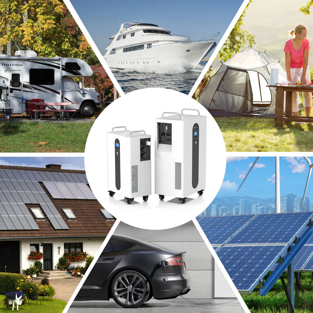 15KWH Best Portable Battery Power Station Some Home Energy Storage Outdoor Emergency  5000W AC 220V Power Bank 51.2V 100AH Pack