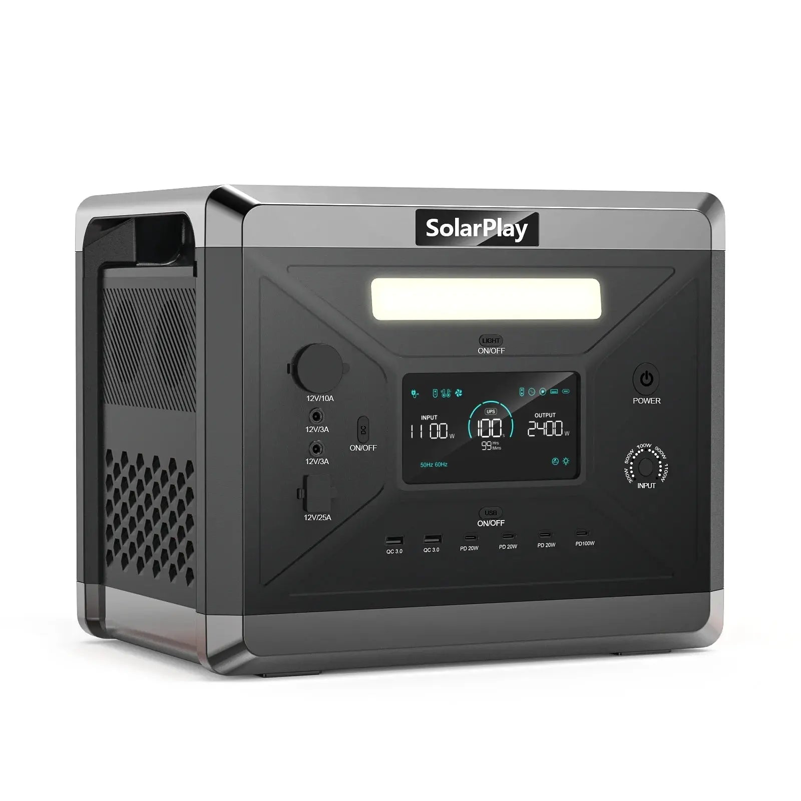 Factory Wholesale 2400W/2000W Portable Energy Storage Station 2160Wh Lifepo4 Battery Solar Panel for Car Use Outdoor Industrial PRIME RJ SOLAR PH