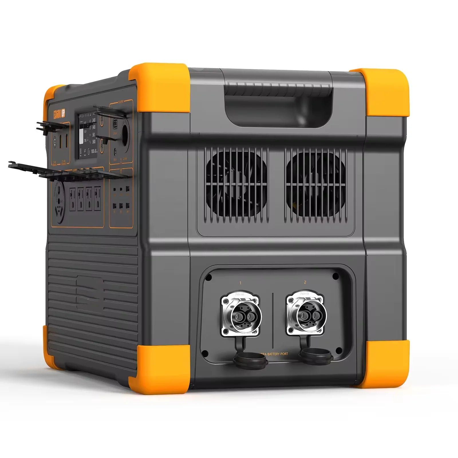 E3600LFP 3600W Portable Solar Generator 3072wh Solar Big Power Station with 120V 240V Split Phase Bonding for Home Storage