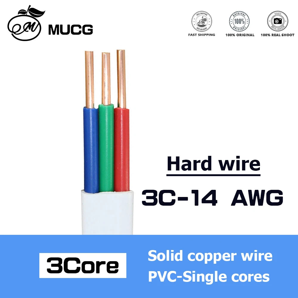 PVC Hard/Soft Jacket cable Solid Copper Cable Home Power cable Copper Wire Jacket wire energy extension Electrical wires 110V PRIME RJ SOLAR PH