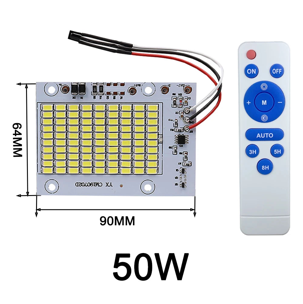 ICYYGO IC-30-200W Solar Floodlight Street Light 30W 50W 100W 200W Remote Control Home Garden 3V 3.2V CCC 36h+ Continuous Lighting