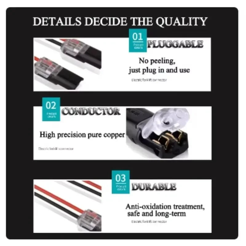 Waterproof  Plug Wire Connector 2 Pin Way Cable Plug Car Electric Wire Snap Connectors Strip Terminal Connection Wholesale PRIME RJ SOLAR PH