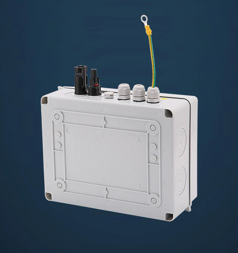 Solar photovoltaic PV Combiner Box With Lightning Protection 1 in 1 out DC 600V Fuse IP65 MCB SPD DB for Solar Panel  Box