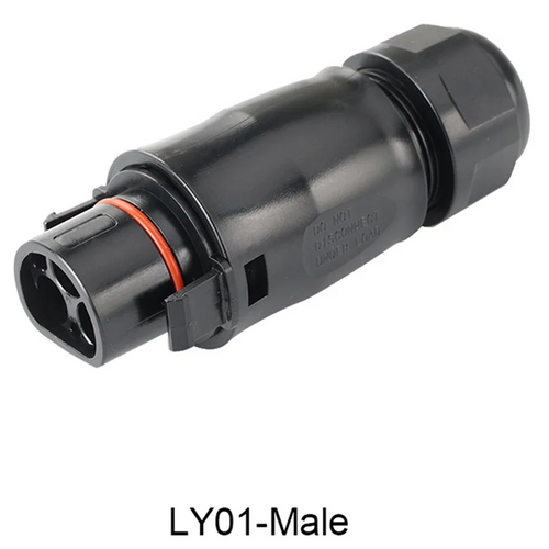 2X Solar PV Connector Plug Waterproof IP68 4000V 40A For Solar PV System Panel Parallel Protection Kit LY01-Male-B61B