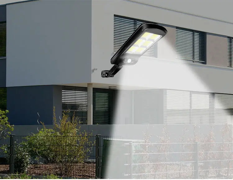 XGJY JS0099 Solar LED Light Outdoor Waterproof 3 Lighting Modes Ultra Bright Street Light Garden Holiday Decorative CCC CQC FCC GS LVD UL 6-Year Warranty