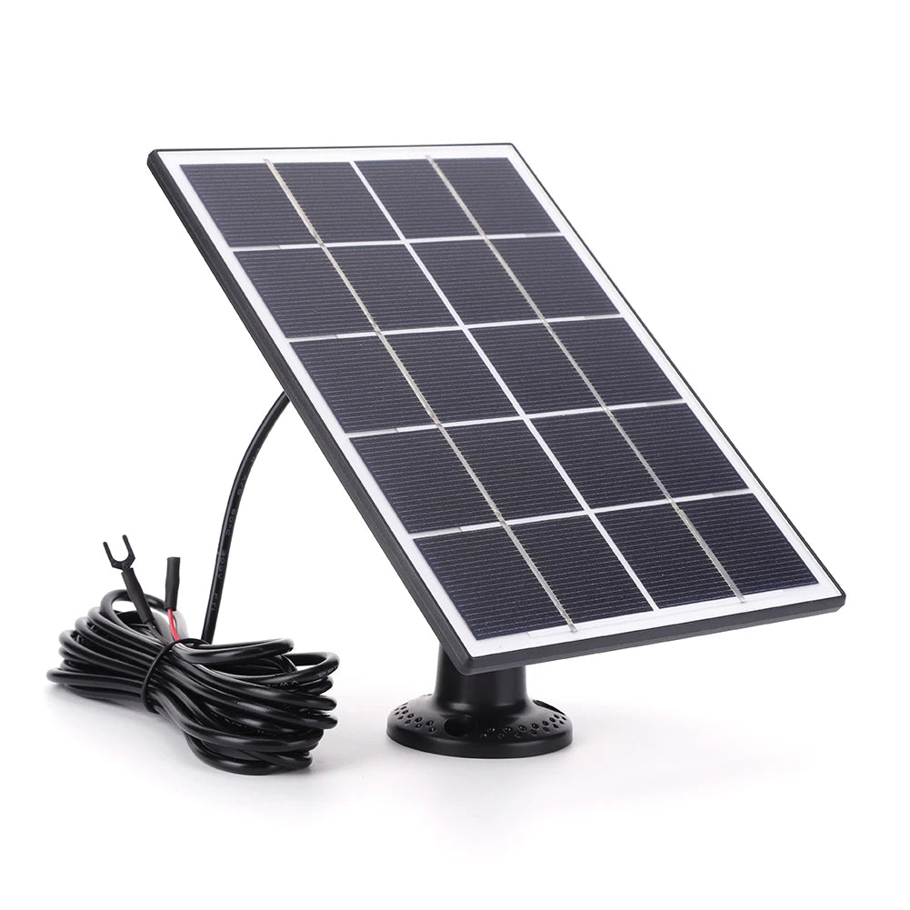 Solar Panel Charger Waterproof 20W 5V 1600MA Outdoor Solar Panels Type-C Output Lightweight for Wireless Outdoor Security Camera