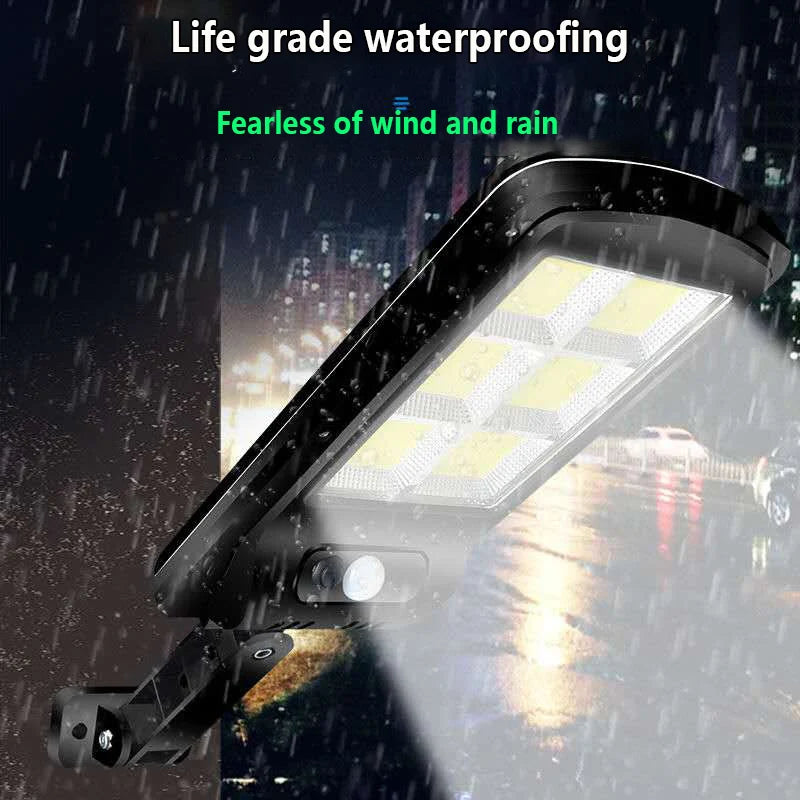 XGJY JS0099 Solar LED Light Outdoor Waterproof 3 Lighting Modes Ultra Bright Street Light Garden Holiday Decorative CCC CQC FCC GS LVD UL 6-Year Warranty