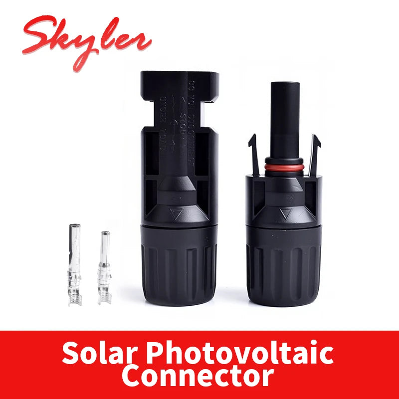 DIVEDEER Solar Connectors DC 1000V 30A 45A IP67 Male Female PV Connector Plug 1 3 5 Pairs Solar Cable 2.5mm2 4mm2 6mm2 Waterproof CE