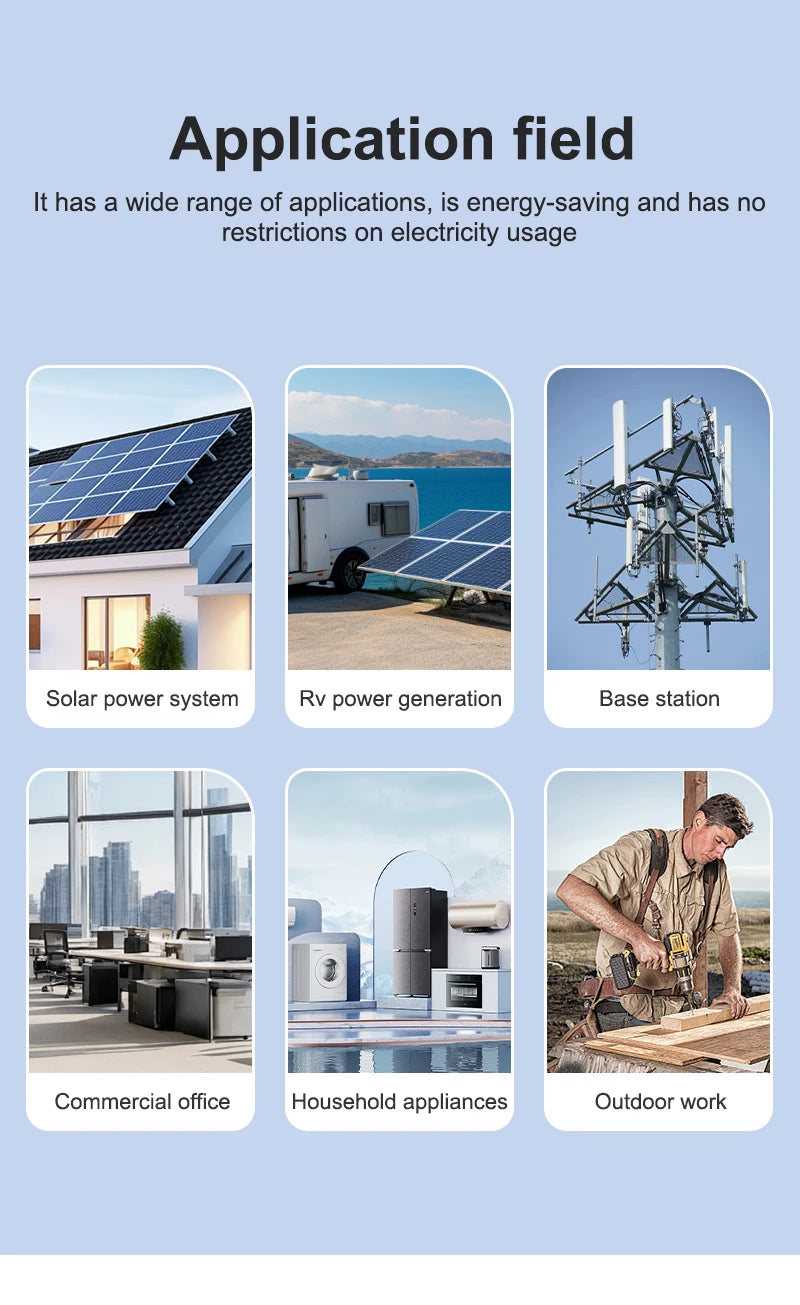 11KW Hybrid Solar Inverter 48V MPPT Photovoltaic On/Off Grid Inverter 220VAC PV 500V Built-in 160A Solar Charge Controller