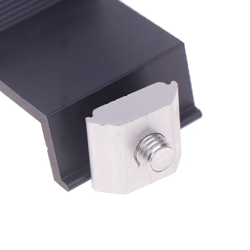 10pcs Solar Panel Mounting Fixing Clamp Adjustable Bracket End & Mid Clamp PV Panel Clip For Solar Panel PV Install Accessories PRIME RJ SOLAR PH