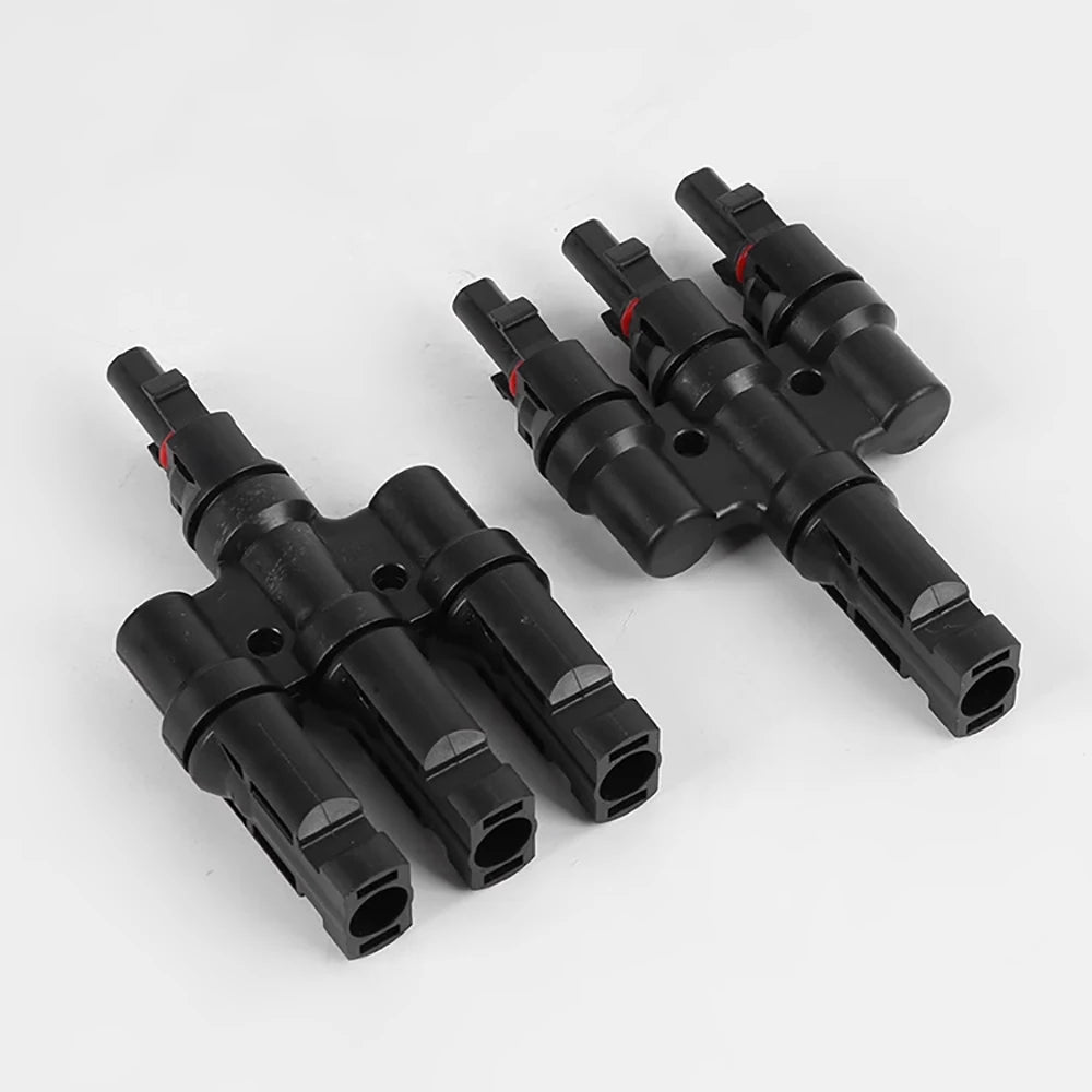MC4 Solar Panel Cable Connector 30A 1000V MC3/4 Male Female with Solar Diode Fuse IP67 T Y Branch Solar Splitter