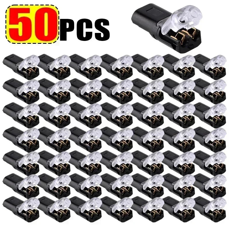 Waterproof  Plug Wire Connector 2 Pin Way Cable Plug Car Electric Wire Snap Connectors Strip Terminal Connection Wholesale PRIME RJ SOLAR PH