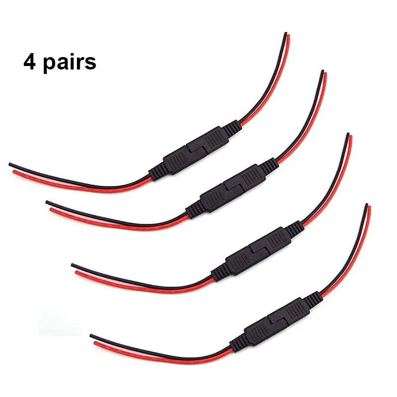 10CM SAE male female Solar Battery Cable 18AWG Power supply Plug Extension connector wire for DIY Automotive  Wire SAE Cable PRIME RJ SOLAR PH