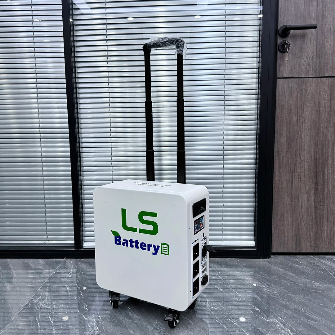 LS BATTERY 25.6V125AH 3kW Portable Power Station LiFePO4 Lithium 2kVA Inverter Outdoor Camping Solar Generator Off-Grid CE RoHS UN38.3 MSDS 5-Year Warranty