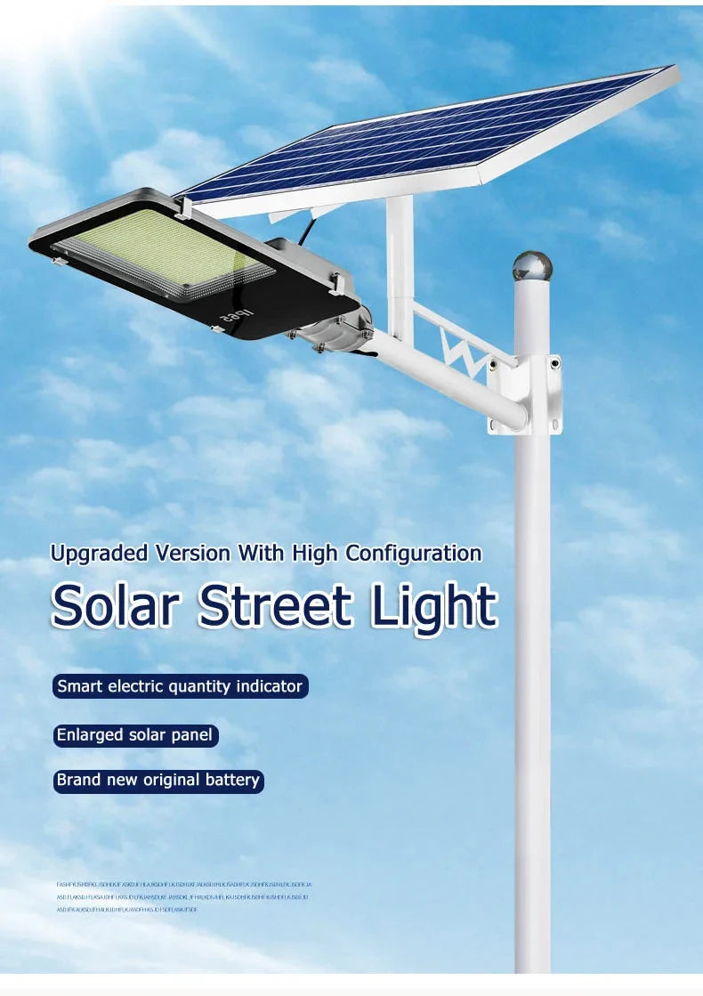 GOBORTONE YX123TB Solar Street Light 5000000LM IP67 Waterproof LED Garden Plaza Yard CCC CQC EMC FCC GS LVD SAA UL VDE RoHS 3-Year Warranty