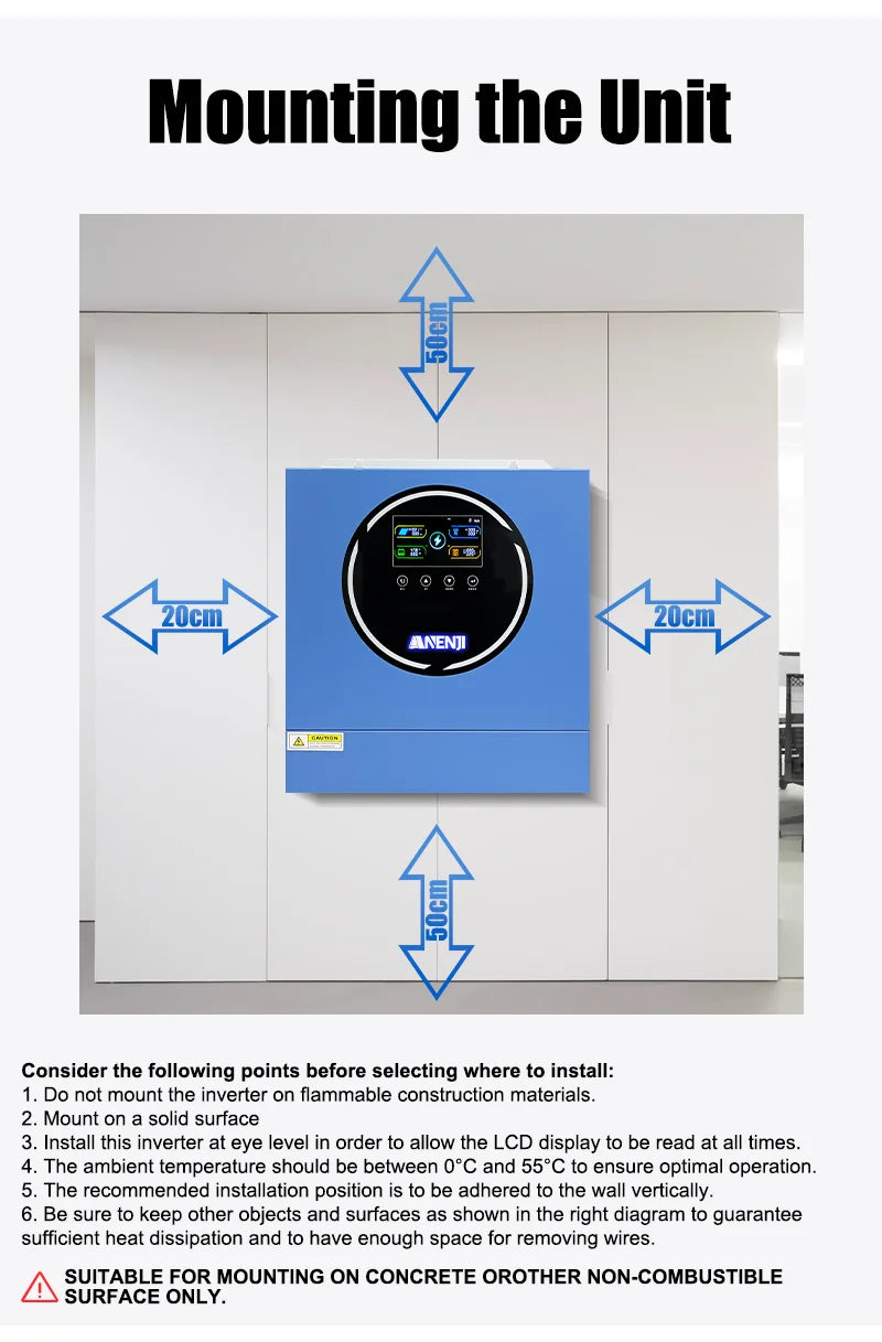 4.2KW 24V Dual Output Hybrid Solar Inverter On-grid/Off-grid Pure Sine Wave 50Hz Built-in Wifi & 100A MPPT For PV 500V BMS RS485