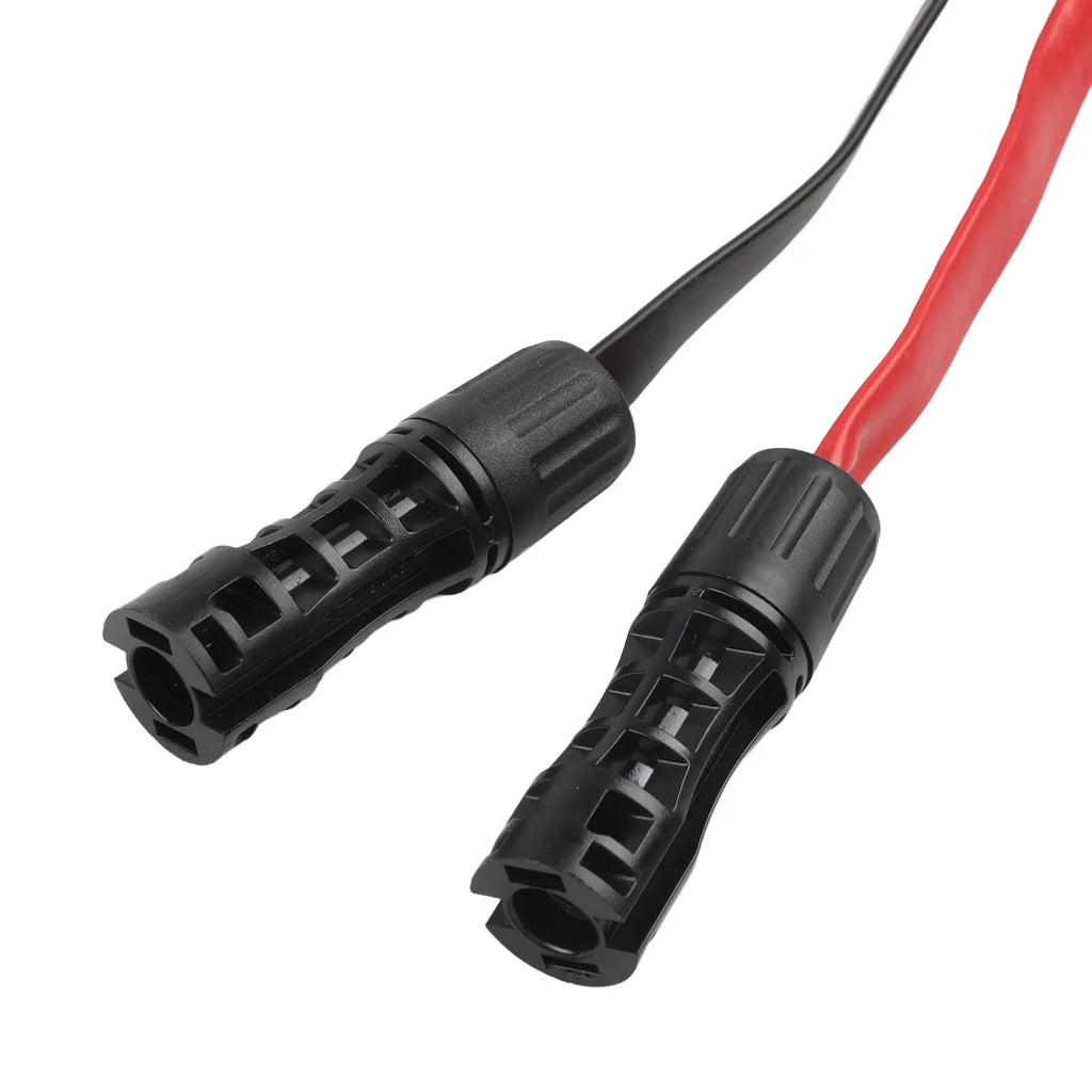 2-Piece Solar Extension Cable 1M 4mm2 1500V 50A PV Solar Photovoltaic Wire Flexible Flat Solar Cable with Connector