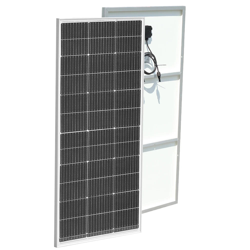 BOGUANG 150W 18V Lightweight Solar Panel Module PV Power Cell 12V Battery Charging Boat Caravan Grid Off-Grid CE FCC RoHS WEEE