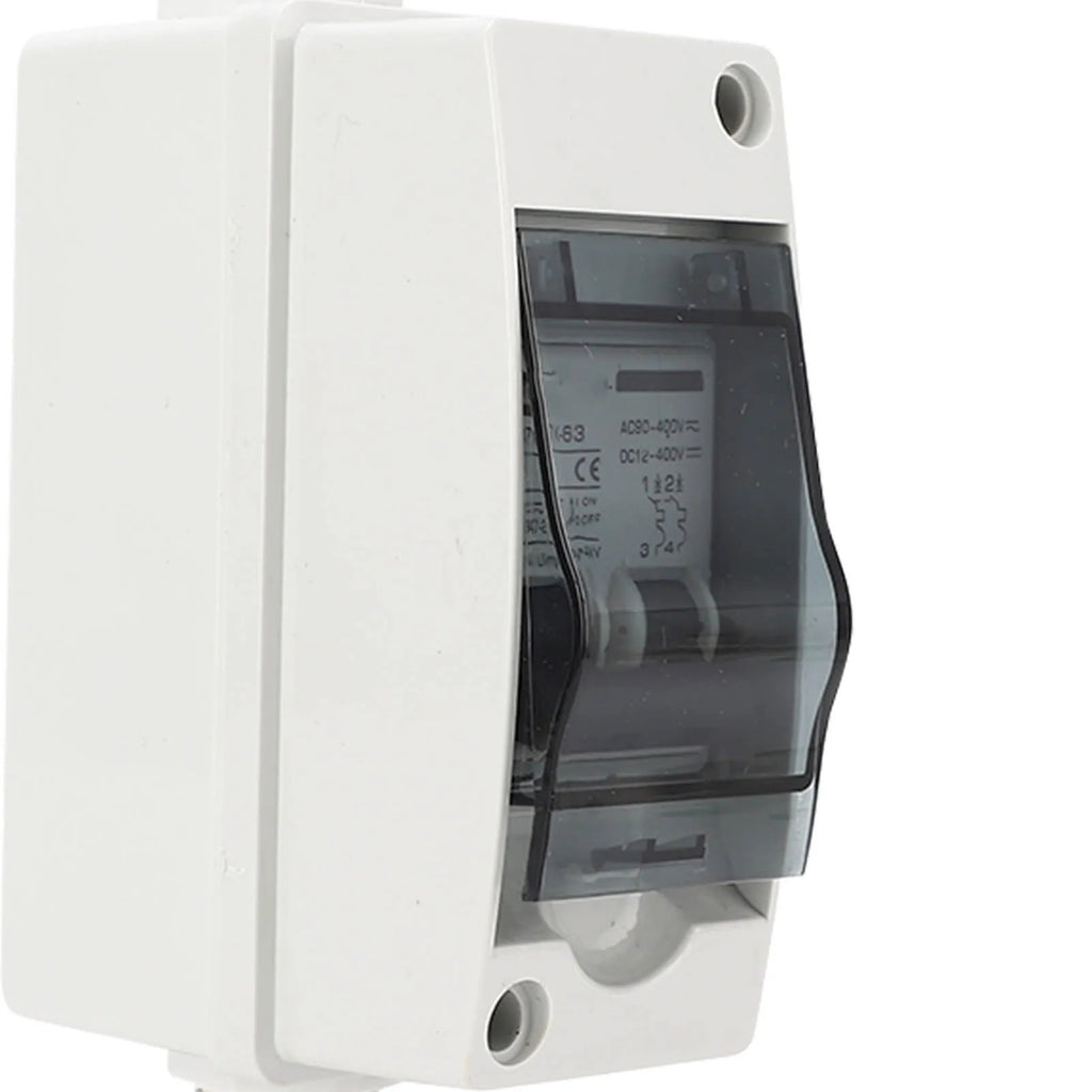 AC90‑400V DC12‑400V 6A 2P DC Miniature Circuit Breaker IP65 Waterproof Solar PV Disconnect Switch